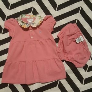 ⚠️Ralph Lauren Polo Dress with Bottoms, 9M